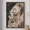 Lion Art Stone Mosaic